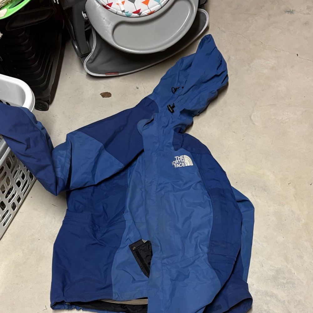 The North Face  Two-Tone Blue ski jacket